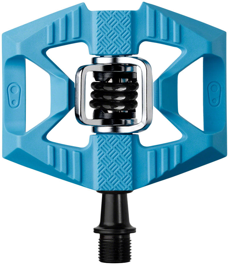 Load image into Gallery viewer, Crank Brothers Double Shot 1 Dual Sided Clipless Pedals 9/16&quot; Moulded Pins Blue
