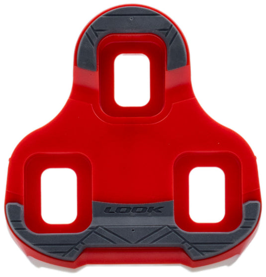 LOOK KEO GRIP Cleat - 9 Degree Float, Red, Tri-material