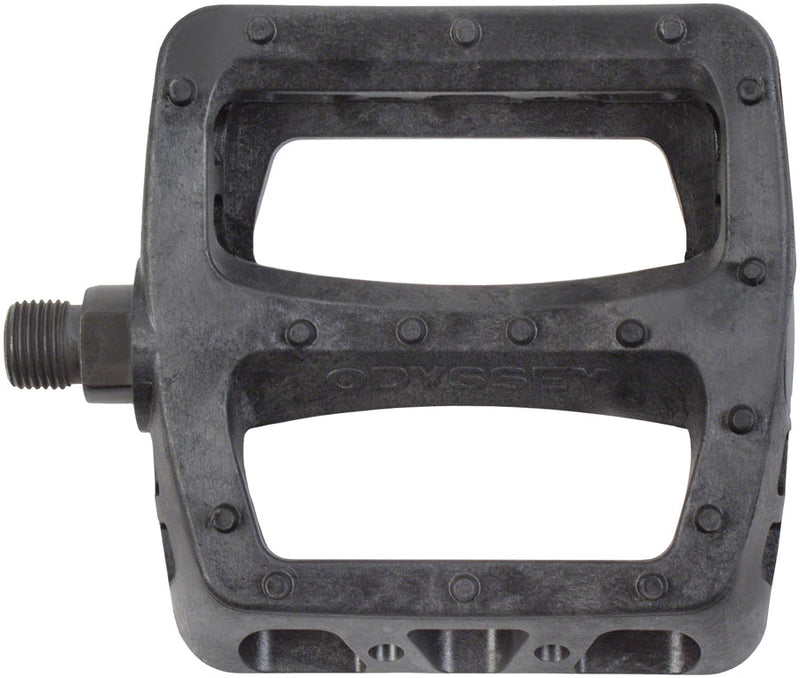 Load image into Gallery viewer, Odyssey Twisted PC Pedals 9/16&quot; Chromoly Spindle Composite In-Mold Pins Black
