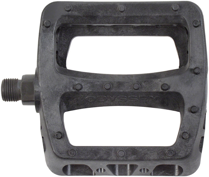 Load image into Gallery viewer, Odyssey Twisted PC Pedals 9/16" Chromoly Spindle Composite In-Mold Pins Black
