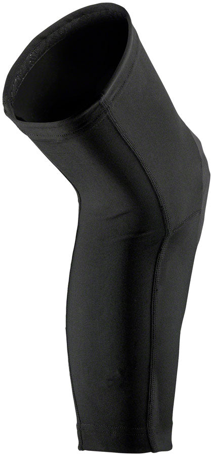 100% Teratec Knee Guards - Black, Medium Sleek Slip On Sleeves