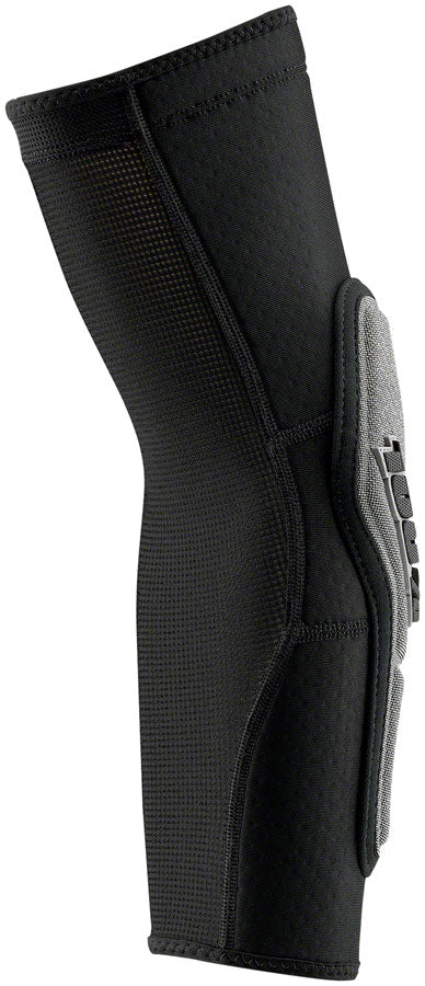 100% Ridecamp Elbow Guards - Black/Gray, Large Lightweight Slip On Sleeves