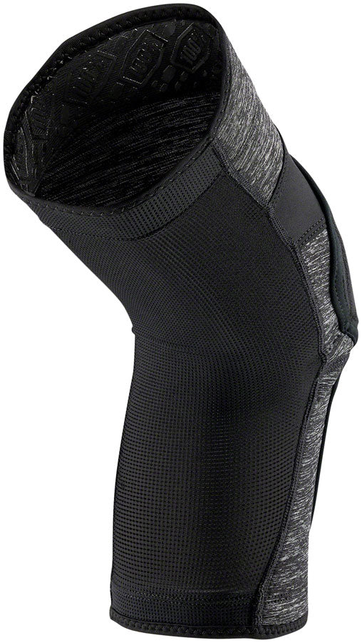 100% Ridecamp Knee Guards - Gray, Large Lightweight Slip On Sleeves