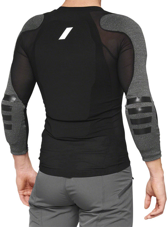 100% Tarka Long Sleeve Body Armor - Black, Small Durable, Anti-Microbial Mesh