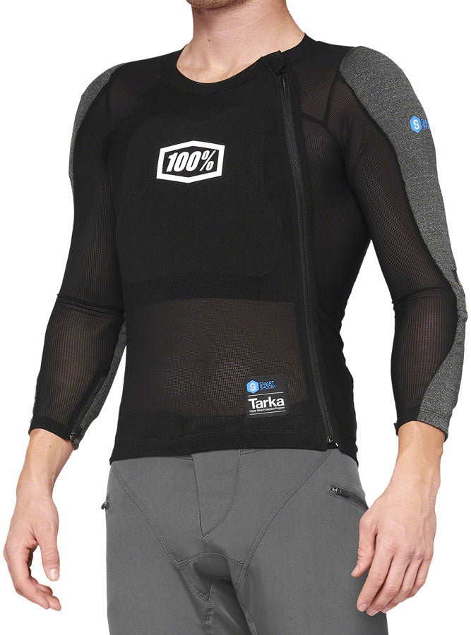 Load image into Gallery viewer, 100% Tarka Long Sleeve Body Armor - Black, Small Durable, Anti-Microbial Mesh
