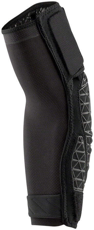 100% Surpass Elbow Guards - Black, Medium Embossed Foam Padding w/ Ventilation