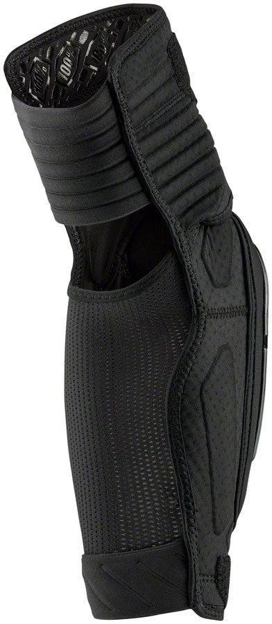 100% Fortis Elbow Guards - Black, Large/X-Large Embossed Ventilated Padding