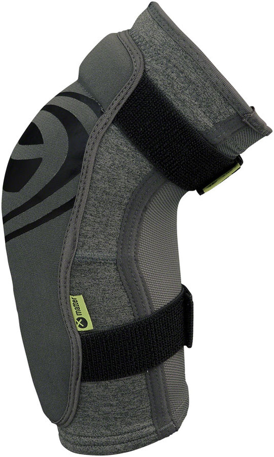 iXS Carve Evo+ Elbow Pads Gray Extra Large Ventilated, LoopLock Reactive Polymer