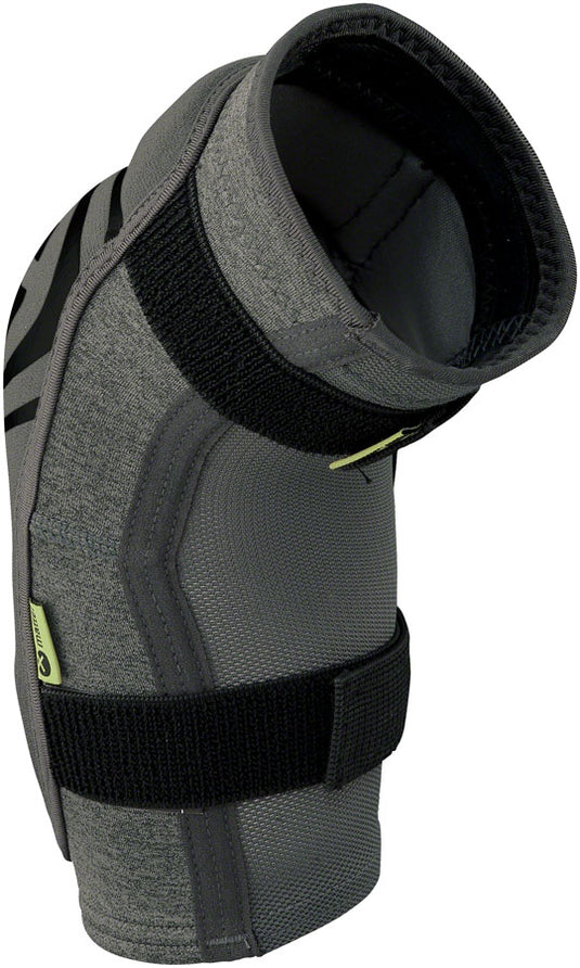 iXS Carve Evo+ Elbow Pads Gray Extra Large Ventilated, LoopLock Reactive Polymer