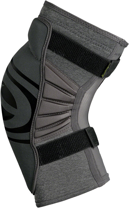 iXS Carve Evo+ Knee Pads Gray Extra Large Ventilated, LoopLock Reactive Polymer