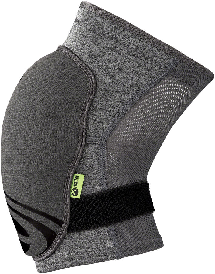 Load image into Gallery viewer, iXS Flow ZIP Knee Pads Gray Large LoopLock Silicone Stoppers Antibacterial
