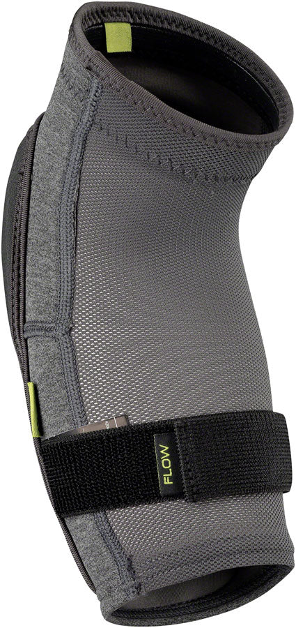 iXS Flow Evo+ Elbow Pads, Gray, Small Viscoelastic Polymer Protection