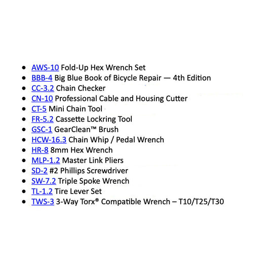 Park Tool SK-4 Home Mechanic Starter Kit Tools for Bicycle Adjustments/Repair