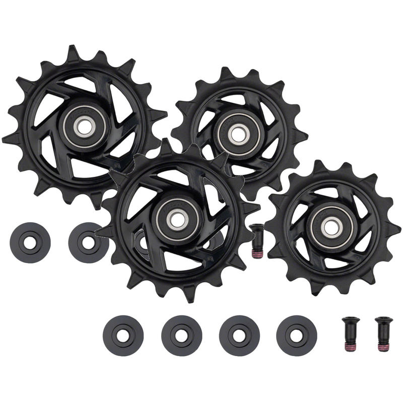 Load image into Gallery viewer, SRAM-Pulleys-Mountain-Bike-Road-Bike-PLAS0164PO2-Rear-Derailleur-Pulley-Assembly
