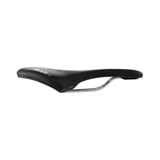 Selle Italia SLR Boost Gravel Superflow Saddle - Black 130mm Titanium Rails