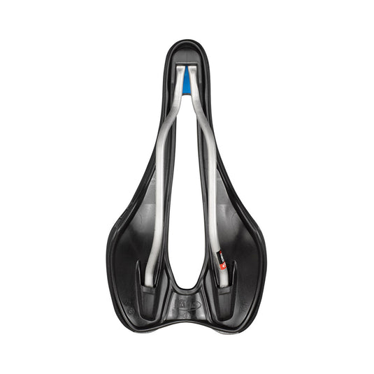 Selle Italia SLR Boost Gravel Superflow Saddle - Black 130mm Titanium Rails