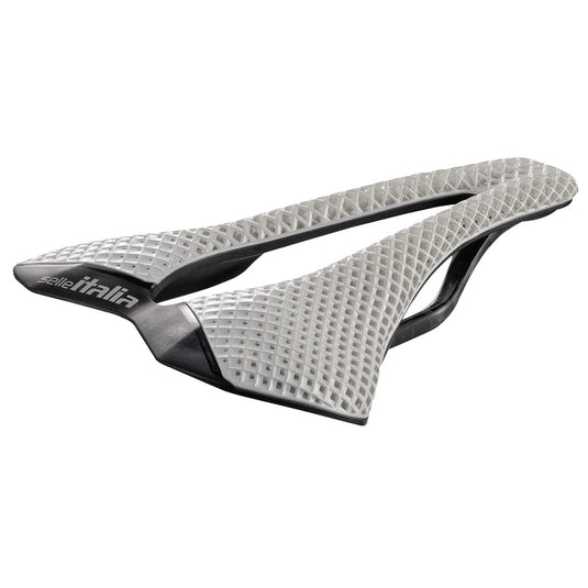 Selle Italia SLR 3D Carbon Opal, L3, Carbon Rails, 3D Print, White