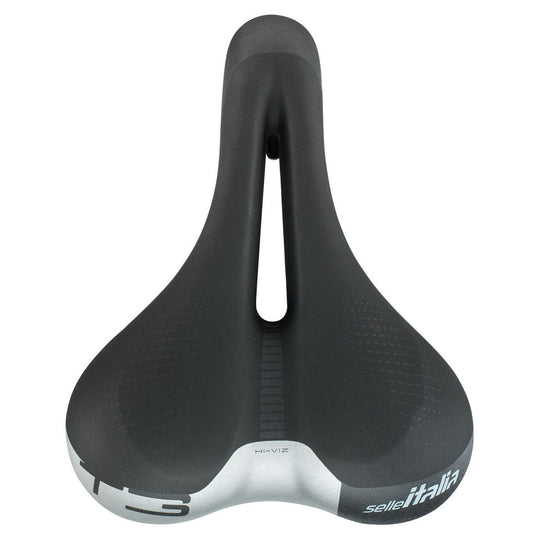 Selle Italia T 3 Flow Saddle - Black 210mm Width Chromoly Rails Unisex