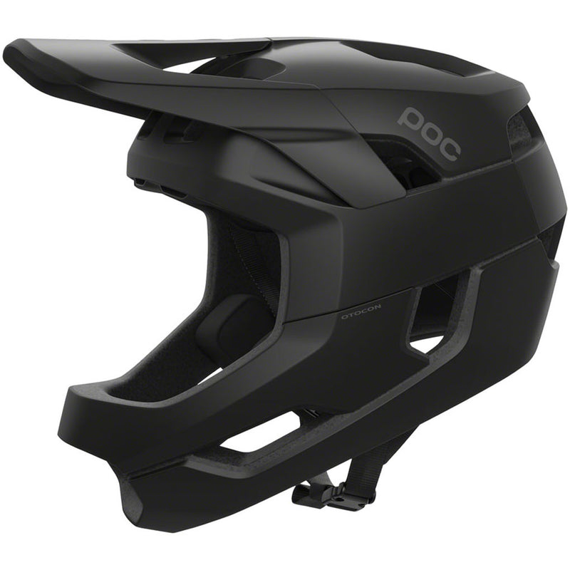 Load image into Gallery viewer, POC-Otocon-Helmet-Large-(59-62cm)-Full-Face--Detachable-Visor--Removable-Grill--Removable-Cheekpads--Race-Lock-Fit-Black_HLMT5472
