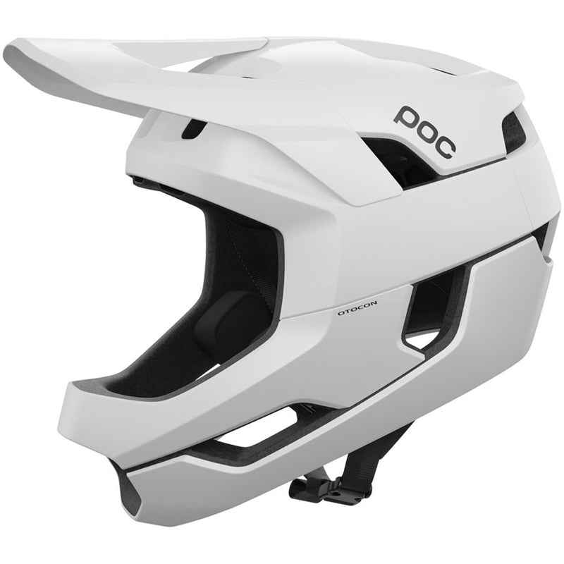 Load image into Gallery viewer, POC-Otocon-Helmet-Large-(59-62cm)-Full-Face--Detachable-Visor--Removable-Grill--Removable-Cheekpads--Race-Lock-Fit-White_HLMT5460
