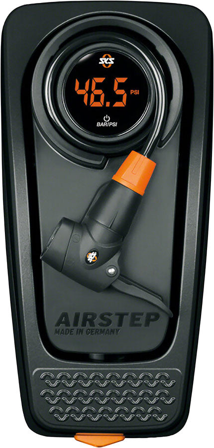 SKS Airstep Digital Foot Pump - 102 psi, Black Scratch-Resistant Coating