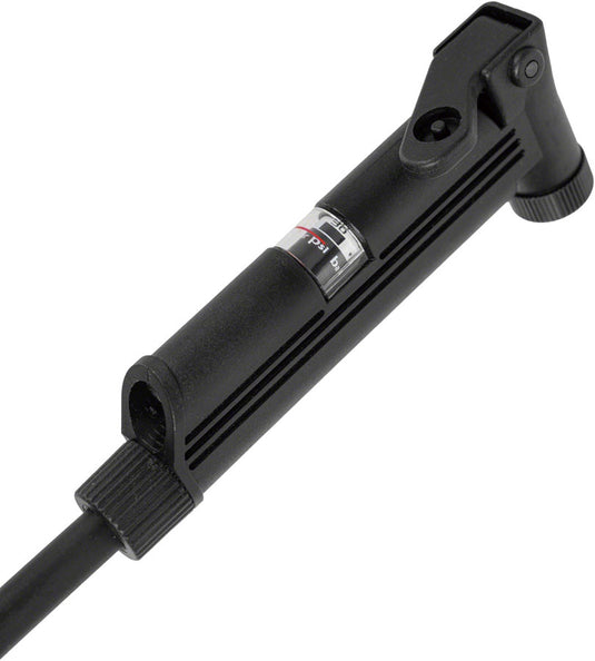 Topeak Road Morph G Pump - with Gauge, Black, 140psi