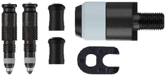 Schwalbe Clik Valve Conversion Kit Presta Valve Cores & Pump Head Adapter for Easy Inflating