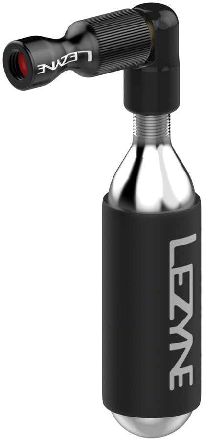 Lezyne Trigger Drive CO2 Inflator, Threaded, Presta, Schrader, Black, 1x16g
