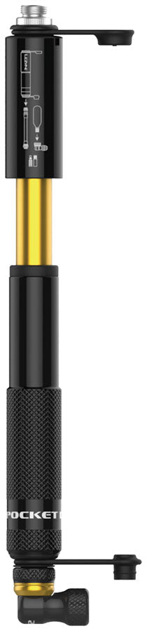 Load image into Gallery viewer, Lezyne POCKET DRIVE CO2 Pump, 170mm, 160psi, Press-fit, Black
