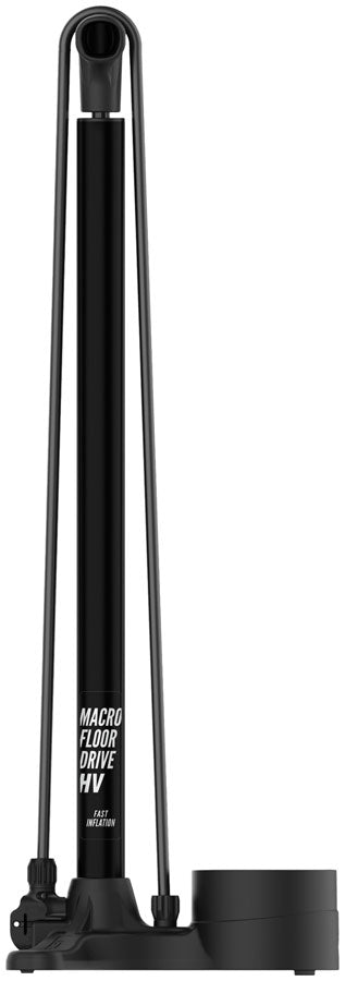 Lezyne Macro Floor Drive HV Floor Pump, Dual Valve, Flat Black