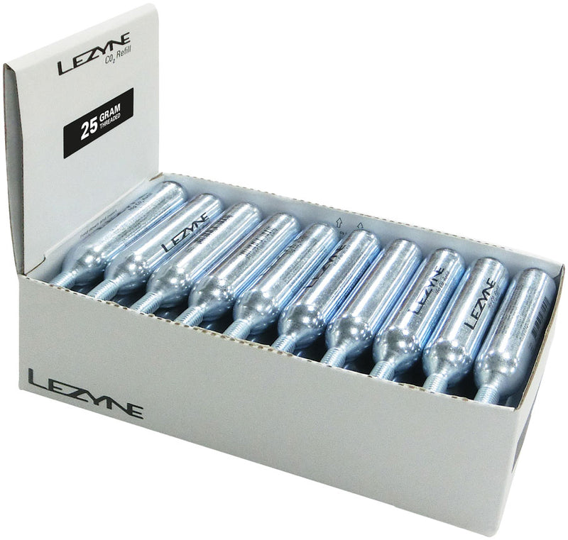 Load image into Gallery viewer, Lezyne-25g-Threaded-CO2-Cartridge-CO2-and-Pressurized-Inflation-Device-25g-CO2C0051
