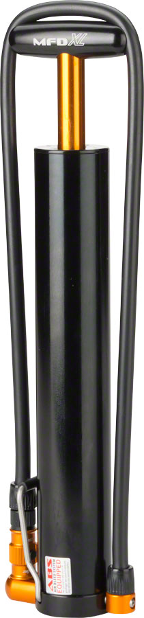Lezyne Micro Floor Drive XL Large Volume 35psi Handpump- with Foot Peg, Black