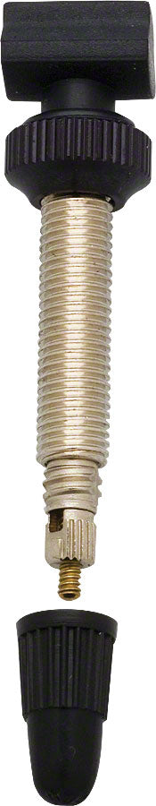 Load image into Gallery viewer, Premium Brass Tubeless Valves for MTB Rims | 32mm Presta, Silver, Wide Base, Removable Core (Pack of 2)
