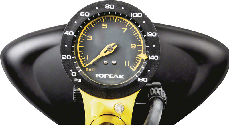 Load image into Gallery viewer, Topeak JoeBlow Sport III Floor Pump Yellow Home Shop Mechanic Bicycle Pump
