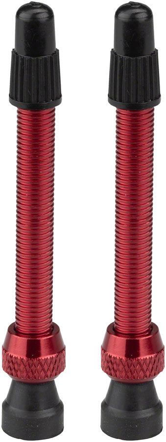 Load image into Gallery viewer, Stan&#39;s NoTubes Alloy Valve Stems - 55mm, Pair, Red

