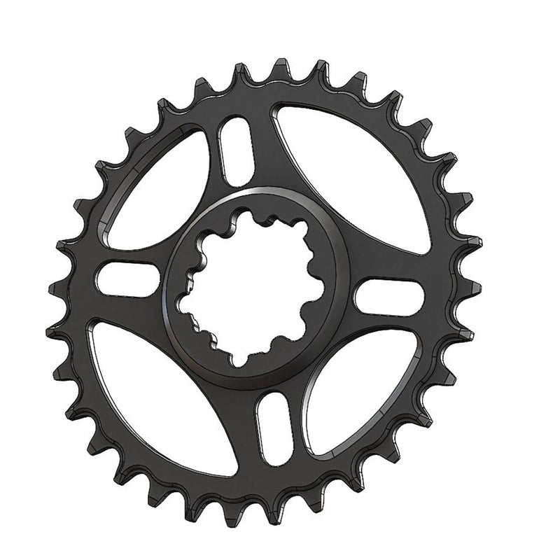 Load image into Gallery viewer, Pilo Round 3-Bolt SRAM (Boost 3mm) Chainring, 32T, Blk NLS
