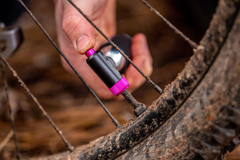 Load image into Gallery viewer, Muc-Off MTB Inflator Kit Includes Two 25G Cartridges and Neoprene Sleeve
