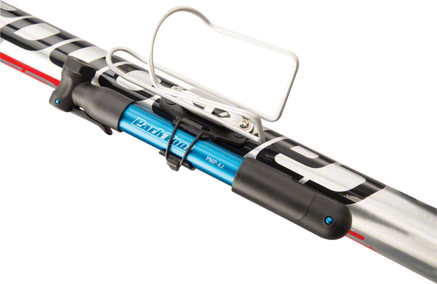 Park Tool PMP-4.2 Mini Pump Blue 90psi 130g 10.5" Water Bottle Mounting Bracket