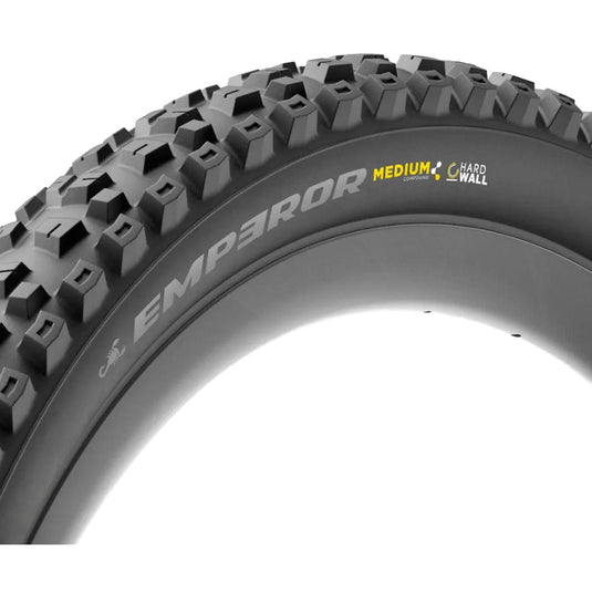 Pirelli Scorpion Emperor 29x2.6" Tubeless E-MTB Tire - Versatile, HardWall, Medium Compound, Black/Silver (Bundle of 2)