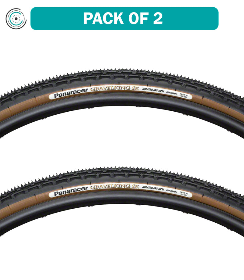 Load image into Gallery viewer, Panaracer-GravelKing-SK-Tire-700c-38-Folding_TR6313PO2
