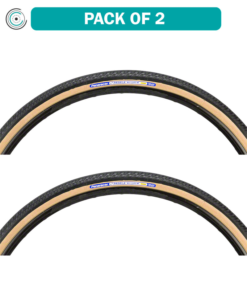 Load image into Gallery viewer, Panaracer-Pasela-ProTite-Tire-700c-32-Wire-TR2152PO2-Wire-Bead-Tires
