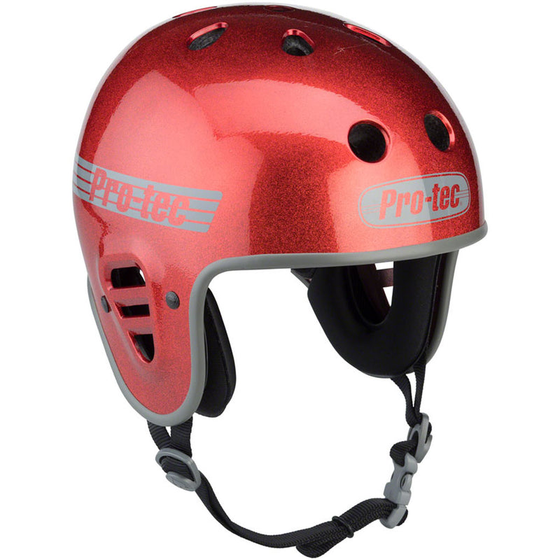 Load image into Gallery viewer, Pro-tec-Full-Cut-Helmet-Medium-(56-58cm)-Half-Face--Adjustable-Fitting--Soft-Tubular-Webbing--Multi-Impact-Two-Stage-Premium-Liner-Red_HE7959
