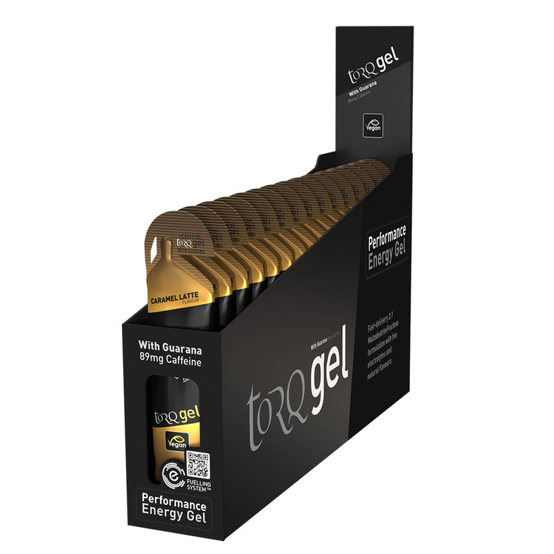 Load image into Gallery viewer, Torq Organic Energy Gel Bundle Caramel Latte, Vegan, Caffeine, Easy-to-Consume Sports Nutrition for Endurance
