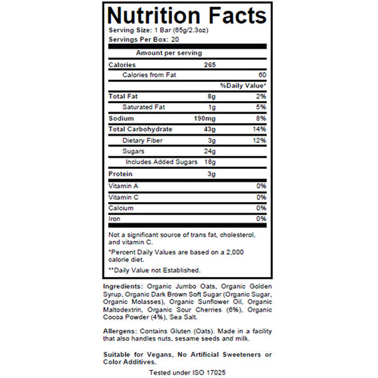 Torq Explore Bar, Organic Black Forest, 20/Count