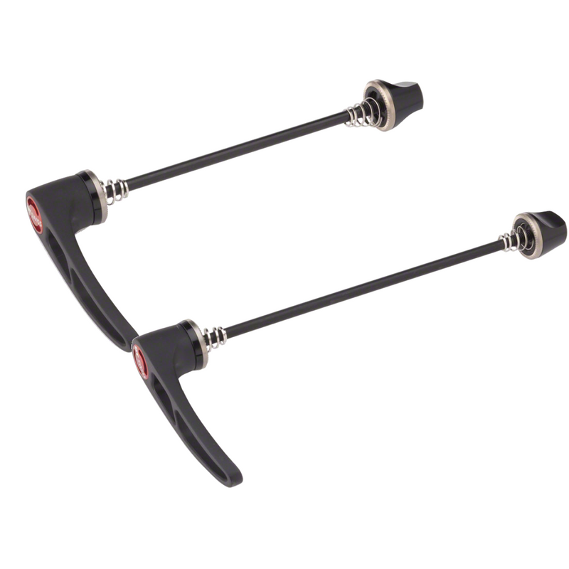Load image into Gallery viewer, DT Swiss RWS MTB &amp; Road Wheel Skewers Bundle Steel &amp; Aluminum Quick Release Clamps, 100mm &amp; 130mm, Disc Brake Compatible
