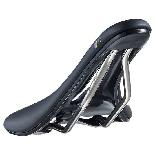 Ritchey Skyline WCS Saddle, Stainless Rail, 145mm Width, Black