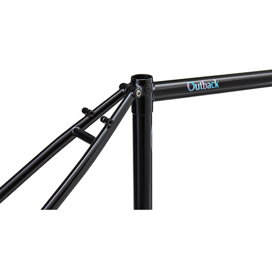 Ritchey Outback Di2 Frameset, X-Large, Black/Tie Dye