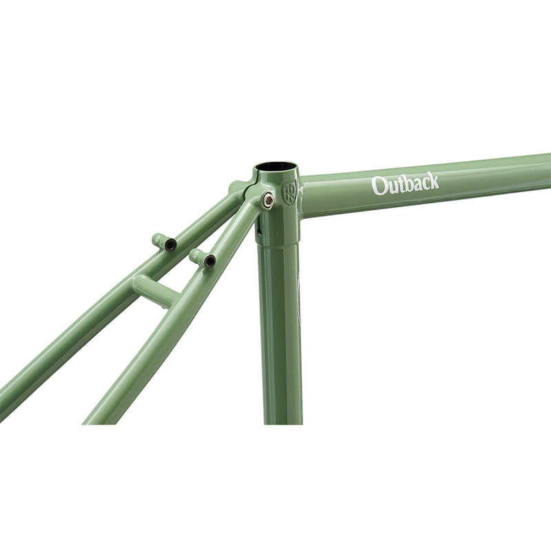 Load image into Gallery viewer, Ritchey Outback Di2 Frameset, Medium, Green/White
