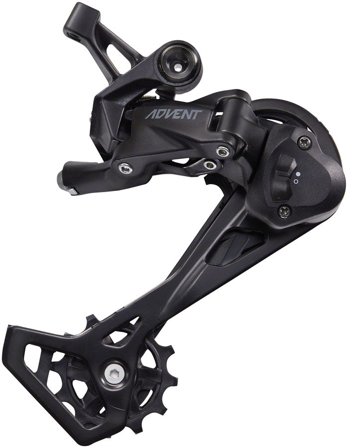 Load image into Gallery viewer, microSHIFT ADVENT 9-Speed Rear Derailleur &amp; Cassette Bundle Wide Range, Long Cage, Hardened Steel Cogs, Trail-Ready Performance
