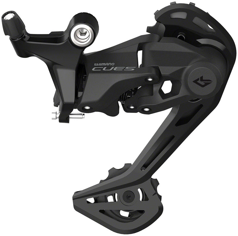 Load image into Gallery viewer, Shimano CUES RD-U4020-SGS Rear Derailleur - 9-Speed, Shadow Design, Direct Attach, Medium Cage, Black
